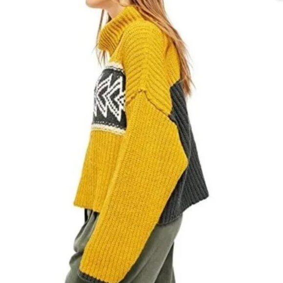 Free People Greater Than Cowl Neck Sweater - Women's XS - Picture 4 of 9